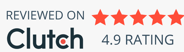Reviewed on Clutch, 4.9 rating